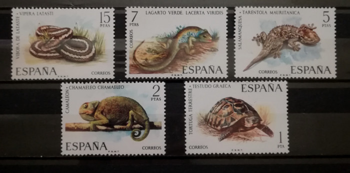 BC196, Spania 1974, serie fauna