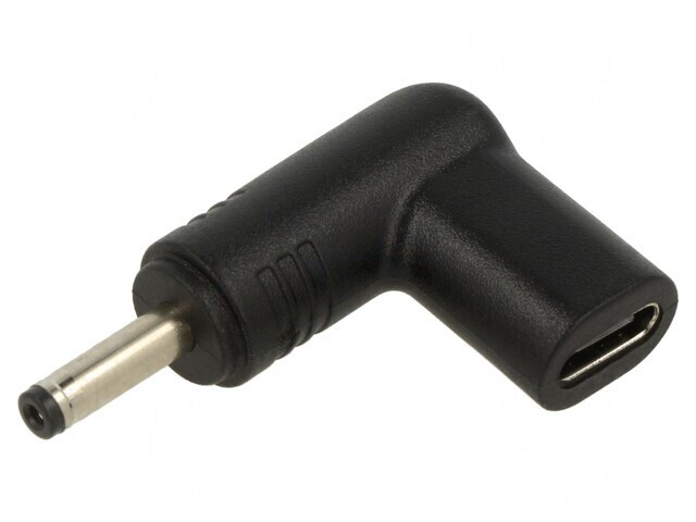 Adaptor DC 3,5/1,35 la USB-C Negru 100W 5A