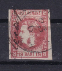 1868 L.P. 24a stampilat 40 lei (2) foto