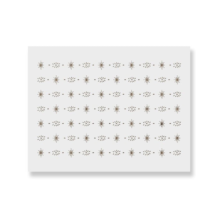 Sablon Perete vopsire, tencuiala 900x600x0.7mm Boho Eyes Refolosibil, model MXSP7100