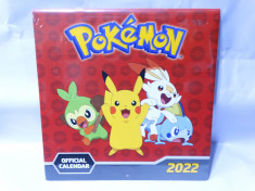 Calendar 2022 Pokemon oficial - sigilat - 30 x 60 cm foto