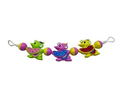 Jucarie carucior sir carut cu soricei colorati foto