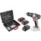 Masina de gaurit cu 2 acumulatori 18V/2Ah si incarcator acumulator 2.3Ah Energy+, mandrina 13mm GRAPHITE 58G006-SET2 HardWork ToolsRange