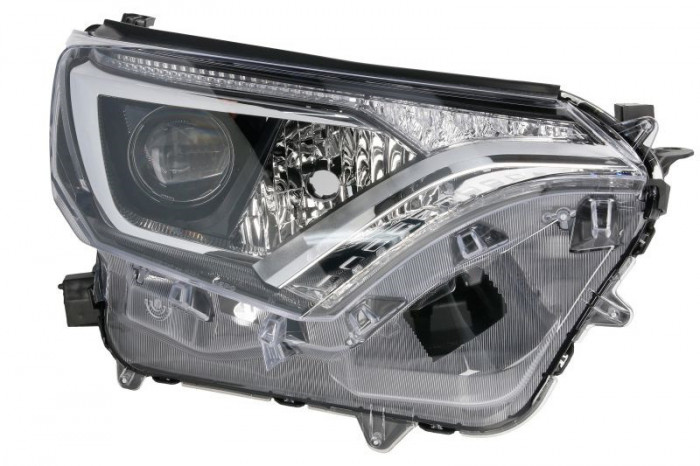 Far Toyota Rav4 (Xa40), 12.2015-12.2018, partea Dreapta, cu lumina timp de zi tip LED; HiR2+WY21W; electric; cu motor, DEPO