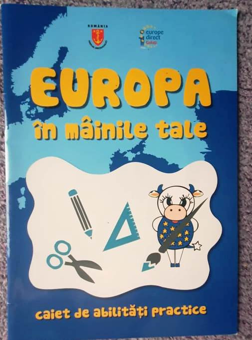 Cartea educativa Europa in mainile tale, de abilitati practice, 32 pag