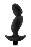 Vibrator Anal Adventures Prostate Massager 04, Negru, 15 cm