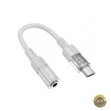 Adaptor Audio USB-C - 3.5mm HOCO LS37 Gri