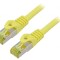 Cablul Patch S/FTP 6a LSZH galben 0,5m 27AWG
