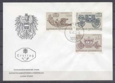 Austria &amp;Ouml;sterreich 1972 Kunst Schatze FDC K.229 foto