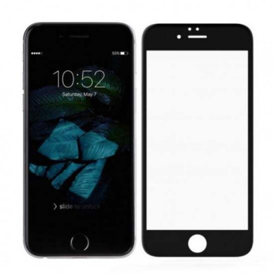 Folie Sticla Apple iPhone 6/6S Full Face Negru foto