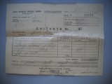 HOPCT DOCUMENT VECHI NR 500 BANCA DE STAT RPR -CHITANTA 1950 BUCURESTI