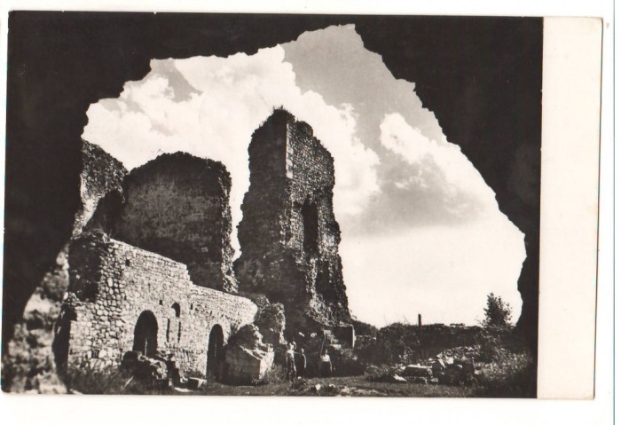 CPIB 22489 - CARTE POSTALA - TARGUL NEAMT. RUINELE CETATII NEAMTULUI, RPR