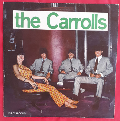 (1) DISC VINIL ELECTRECORD - THE CARROLLS - 1966 - MAI RAR foto