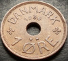Moneda istorica 1 ORE - DANEMARCA, anul 1936 * cod 4532 A, Europa