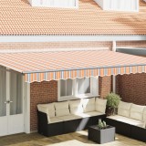 vidaXL Cortina Retractabilă Manual Albastru Marin 500x300 cm