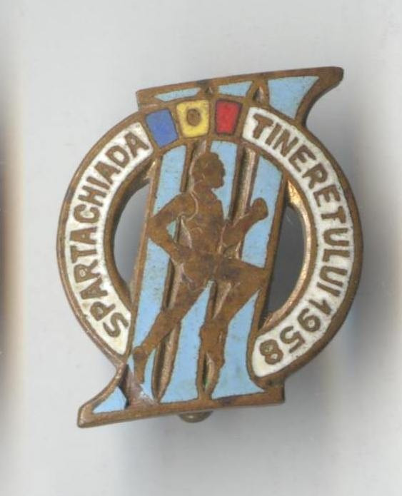 Insigna 1958 SPARTACHIADA TINERETULUI