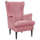 vidaXL fotoliu Roz Catifea 42029940