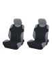 Set 2 huse auto tip maieu, universale, negre Negru, Amio