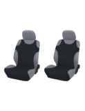 Set 2 huse auto tip maieu, universale, negre Negru, Amio