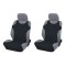 Set 2 huse auto tip maieu, universale, negre Negru