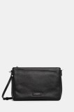 Gianni Chiarini poșetă de piele NORA POUCH culoarea negru, BS.10225.GRN