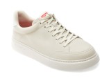 Cumpara ieftin Pantofi sport CAMPER albi, RUNNER, din piele naturala
