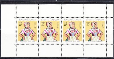 M2 C3 - Timbre foarte vechi - Germania Democrata - DDR - bloc filatelic foto