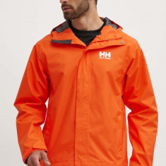 Helly Hansen geaca barbati, culoarea portocaliu, de tranzitie