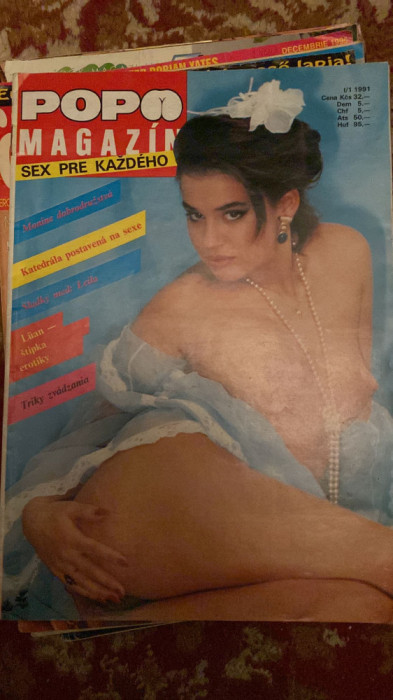 POPO MAGAZIN(nr1,an 1991)revista veche de colectie pentru adulti /STARE f.buna