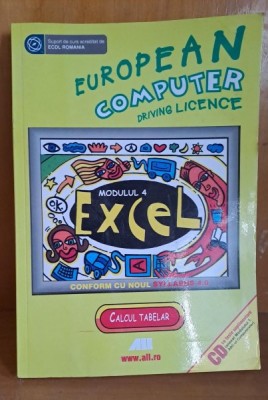 European computer driving licence. Calcul Tabelar, Modul 4 excel foto