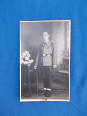 FOTOGRAFIE TIP CARTE POSTALA , MILITAR , 1941 foto