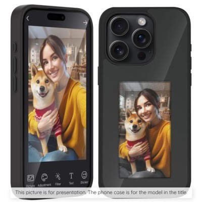 Husa pentru iPhone 16 - Techsuit SmartScreen NFC - Black foto