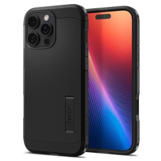 Husa iPhone 16 Pro Max Spigen Tough Armor T MagSafe, negru foto