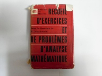 Recueil D&amp;#039;exercices Et De Problemes D&amp;#039;analyse Matematique - Colectiv ,551580 foto