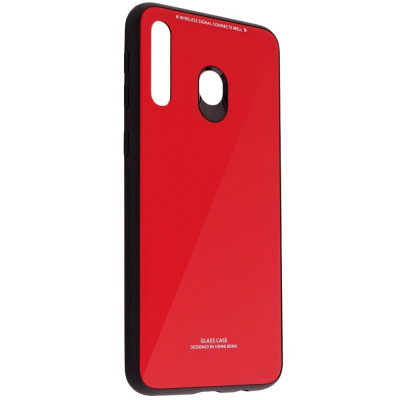 Husa XIAOMI Redmi Note 8T - Glass (Rosu) foto