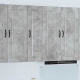 vidaXL Dulap de bucătărie Kalmar Gri din beton 30 x 31 x 100 cm 884757