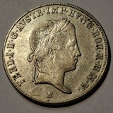 Austria 20 kreuzer 1839 B / Kremnica argint Ferdinand I