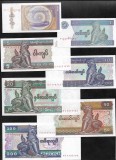 Cumpara ieftin Set Myanmar Burma 50 pyas + 1 + 5 + 10 + 20 + 50 + 100 kyats 1994 unc, Asia