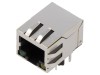 Soclu RJ45 Ecranat cu LED 8p8c THT