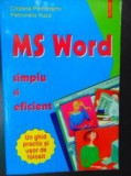 MS Word simplu si eficient, Polirom