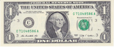Bancnota Statele Unite ale Americii 1 Dolar 2009 - P530 UNC ( C = Philadelphia ) foto