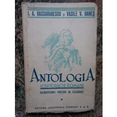 Antologia scriitorilor romani scriitori vechi si clasici - Bassarabescu, Hanes