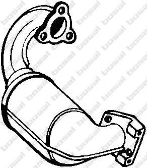 Catalizator RENAULT SCENIC II (JM0/1) (2003 - 2009) BOSAL 090-654