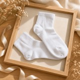 Set 2 perechi sosete albe dama