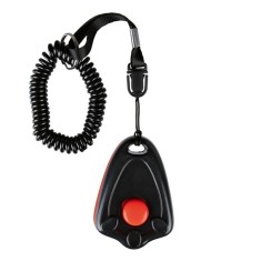Clicker cu buton tare pentru caini foto