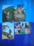 HOPCT LOT 2414 BAILE HERCULANE -JUD CARAS SEVERIN -4 CARTI POSTALE-CIRCULATE, Circulata, Printata, Caras-Severin