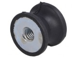 Atenuator de Vibrații M6 20mm Guma 15mm 223N