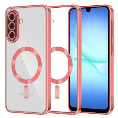 Husa MagSafe pentru Samsung Galaxy A17 4G / A17 5G, Techsuit, Luxury Crystal, Rosie foto