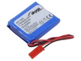 Acumulator Li-Po 7,4V 400mAh AKYGA cu conector JST SYP-02T-1