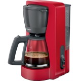Cafetiera Bosch MyMoment TKA2M114, 1200 W, Capacitate rezervor apa 1.4 l, Sistem antipicurare, Oprire automata, Rosu
